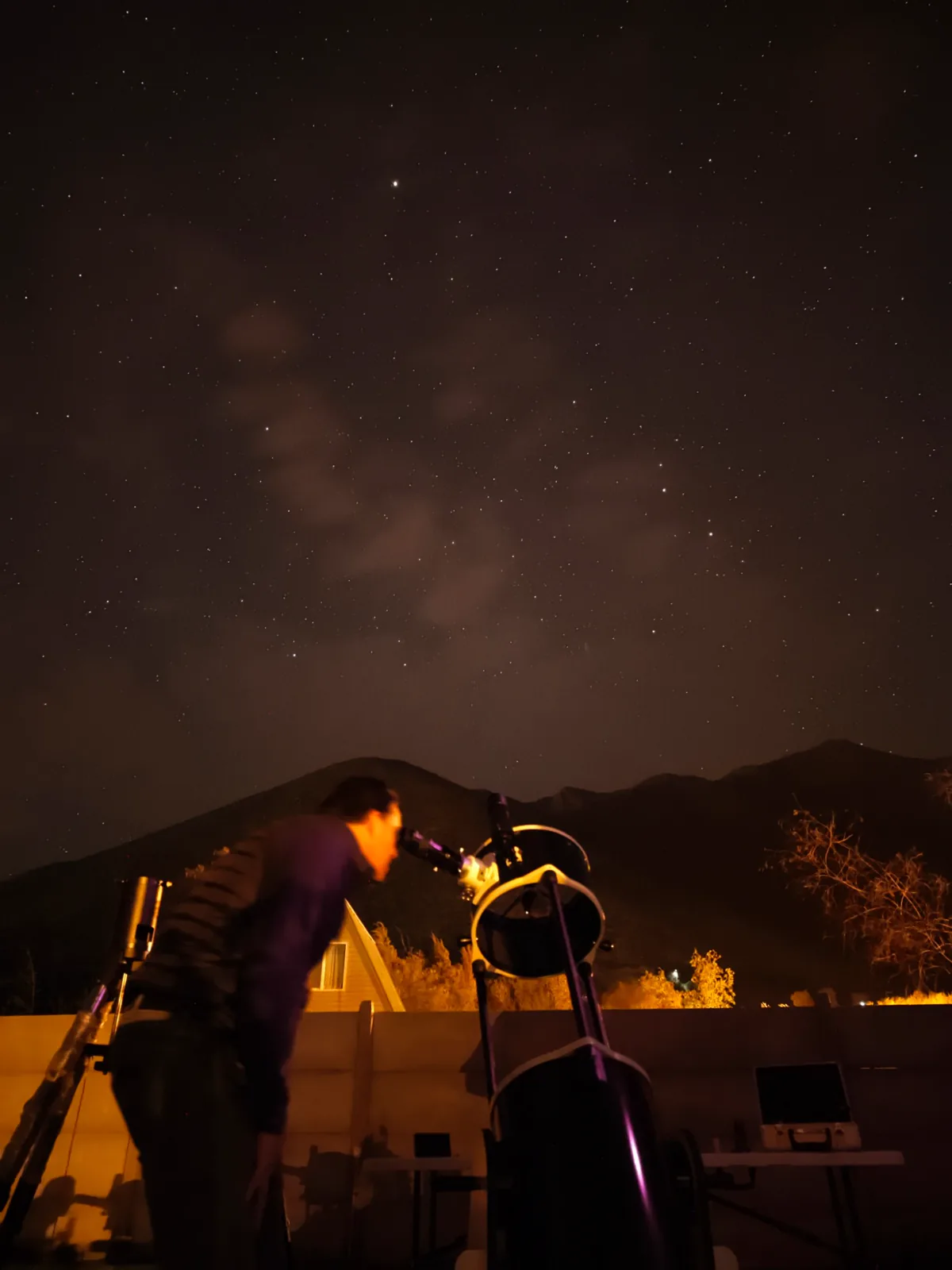 Observando Saturno com o Dobson 300p